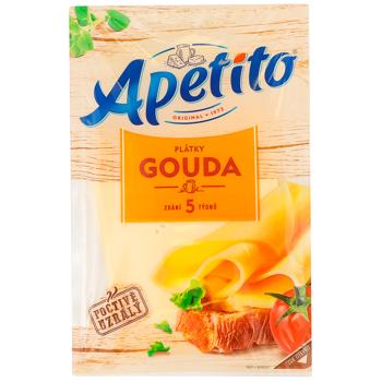 Сир Apetito Гауда нарізка 48% 90г