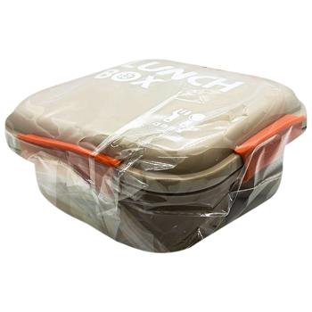 Ланч-бокс пластик з застібкою 950мл - купити, ціни на КОСМОС - фото 2