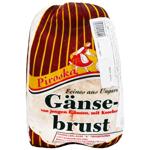 Грудка гусяча зі шкірою та кісткою заморожена 1050г