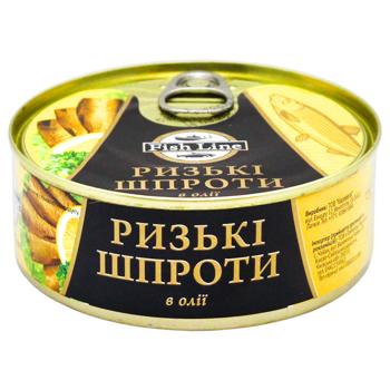 Fish Line Riga Sprats in Oil 240g - buy, prices for Epicentr FOOD - photo 1