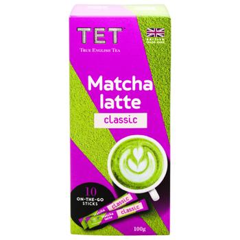 Напиток на основе зеленого чая ТЕТ Matcha Latte Classic 10г*10шт - купить, цены на Cупермаркет "Харьков" - фото 4
