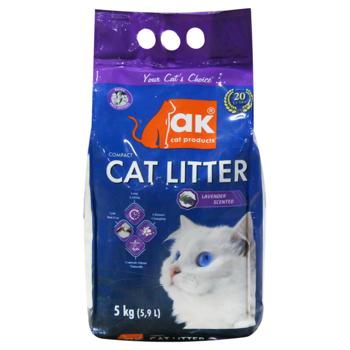 Наповнювач бентонітовий Akcat Products Cat 5кг - купити, ціни на МегаМаркет - фото 1