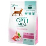 Корм сухий Optimeal з ягням для котів з чутливим травленням 200г