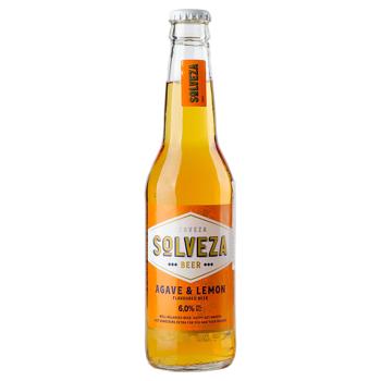 Solveza Agave & Lemon Light Beer 6% 0.33l