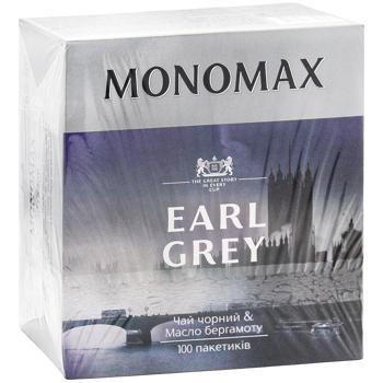 Чай чорний Mономах Earl Grey з бергамотом 2г*100шт - купити, ціни на NOVUS - фото 3