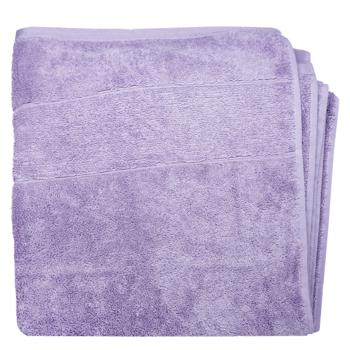 Рушник Saffran Noble махровий ліловий 70х130см - купити, ціни на КОСМОС - фото 1