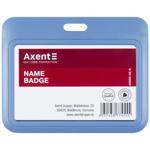 Axent Blue Horizontal Name Badge 85х54mm