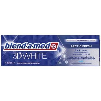 Blend-a-Med 3D White Arctic Fresh Toothpaste 75ml - buy, prices for COSMOS - photo 2