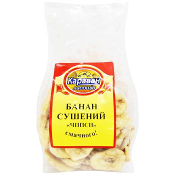 Банан Караван ласощів сушений чипси 150г - купити, ціни на Auchan - фото 1