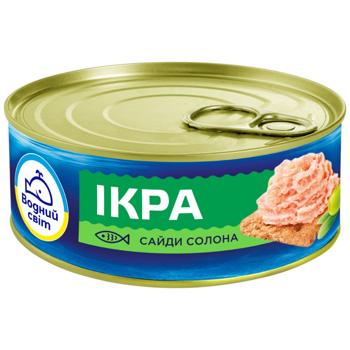 Ікра сайди Водний Світ пробійна 100г - купити, ціни на КОСМОС - фото 2