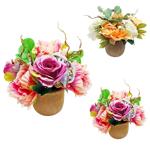 Квіти шутчні Букет Троянд у горщику