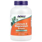 Now Foods Calcium, Magnesium with Vitamin D3 120 softgels