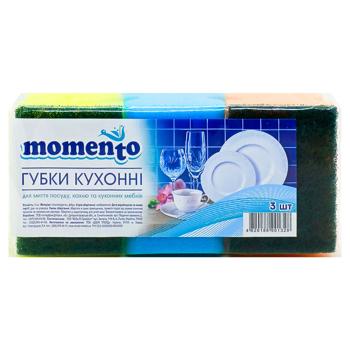 Momento Kitchen Sponges 3pcs - buy, prices for Chudo Market - photo 2