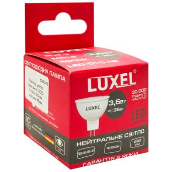 Лампа Luxel светодиодная GU 5.3 3.5W 010-NE - купить, цены на - фото 3
