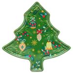 Lefard Green Christmas Dish 18cm