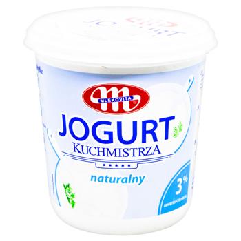 Йогурт Mlekovita натуральний 3% 1кг - купити, ціни на КОСМОС - фото 1