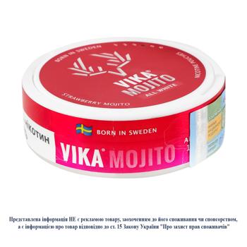 Безтабачные никотиновые подушечки Vika Strawberry Mojito 20шт - купить, цены на Auchan - фото 1