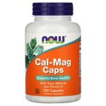 Now Foods Cal-Mag Caps Calcium and Magnesium 120 capsules