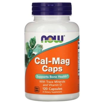 Now Foods Cal-Mag Caps Calcium and Magnesium 120 capsules - buy, prices for Biotus - photo 1