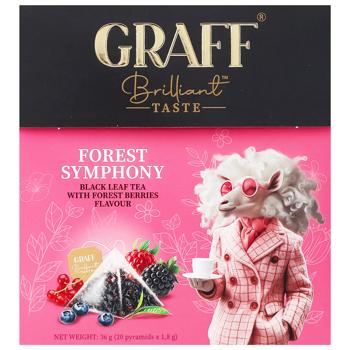 Graff Forest Symphony Black Tea with Forest Berries Flavour 1.8g*20pcs - buy, prices for - photo 3