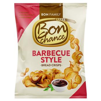 Bon Chance Barbecue Flavored Bread Crisps 120g - buy, prices for NOVUS - photo 1