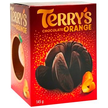 Шоколадный апельсин Terry's мята и молочный шоколад 145г - купить, цены на Восторг - фото 3