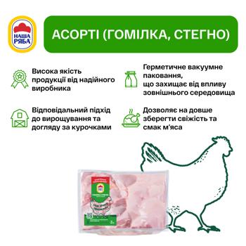 Nasha Riaba Chilled Chicken Leg and Thigh ~2kg - buy, prices for MasterZoo - photo 3