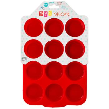 Форма силиконовая для выпечки кексов 20,5Х29Х3см - купить, цены на ЕКО Маркет - фото 1