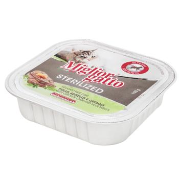 Miglior Gatto Wet Food with Chicken, Lamb and Vegetables for Sterilized Cats 100g - buy, prices for - photo 2