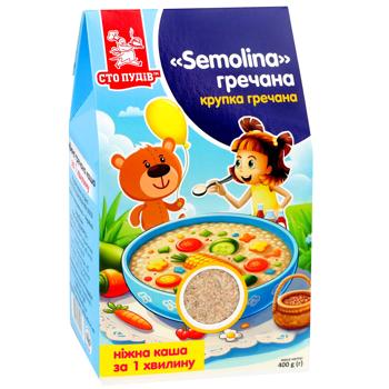 Крупа гречана Сто Пудів Semolina 400г