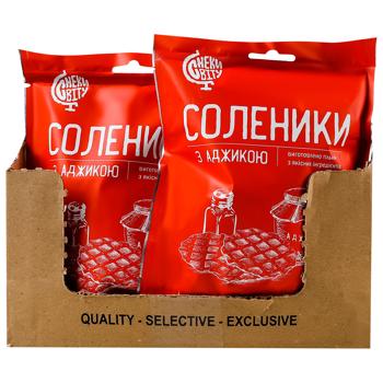 Снеки Снеки Мира Соленики с аджикой хрустящие 85г - купить, цены на Эпицентр FOOD - фото 2
