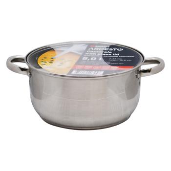 Ardesto Gemini Gourmet Aosta Pan with Glass Lid 5l - buy, prices for ULTRAMARKET - photo 1