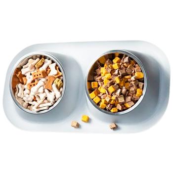 Миски Lapka металлические на подставке 2х350мл