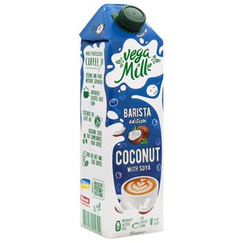 Напій кокосовий Vega Milk Баріста з соєю без лактози без цукру 950мл - купити, ціни на Ідеал - фото 3