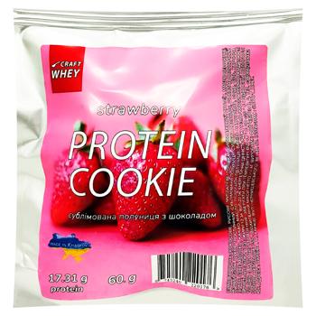 Craft Whey Strawberry with Chocolate Protein Cookies 60g - buy, prices for - photo 1