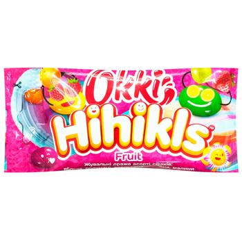 Драже жевательное Okki Hihikls Fruit 25г - купить, цены на Cупермаркет "Харьков" - фото 1