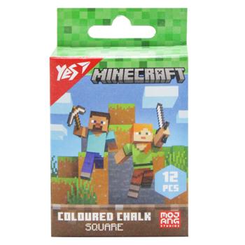Yes Minecraft Square Coloured Chalk 6 colours 12pcs - buy, prices for Ideal - photo 3