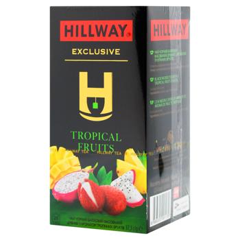 Чай черный Hillway Exclusive Tropical Fruits 1,5г*25шт - купить, цены на МегаМаркет - фото 1