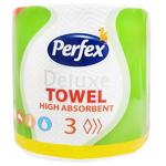 Рушники паперові Perfex Deluxe тришарові 1шт