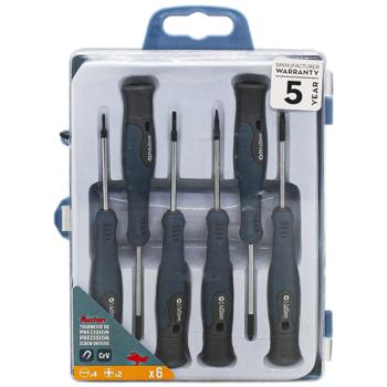 Auchan Screwdriver Set 6pcs - buy, prices for Auchan - photo 1