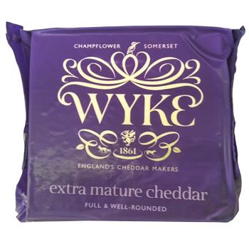 Wyke Cheddar Extra Mature and Delicious Cheese 48% 200g