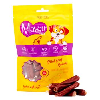Ласощі для собак Mavsy Sausage 100 г - качка - купити, ціни на MasterZoo - фото 1