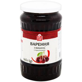 Fine Life Cherry Jam 465g - buy, prices for METRO - photo 1