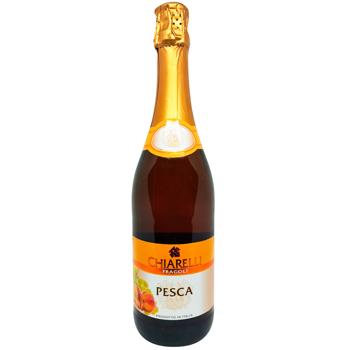 Chiarelli Fragoli Peach White Semi-sweet Sparkling Drink 7.5% 0.75l - buy, prices for Vostorg - photo 1