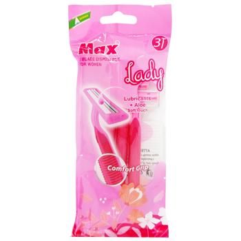 Max Lady 2 Women's Razors 3pcs - buy, prices for COSMOS - photo 1