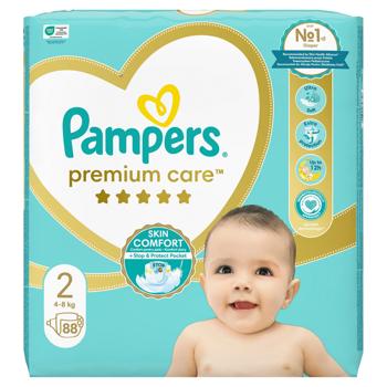 Подгузники Pampers Premium Care Mini Джамбо 4-8кг 88шт - купить, цены на - фото 4