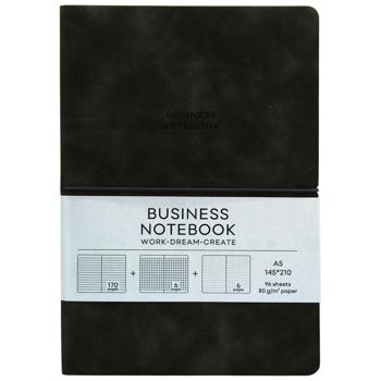 Shkolyaryk A5 Gray Lined Business Notebook 96 Pages - buy, prices for METRO - photo 3