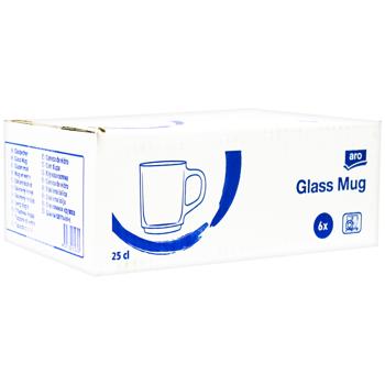 Aro Glass Mug 260ml 6pcs - buy, prices for - photo 3