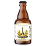 Пиво Saga Blanche світле нефільтроване 4,3% 0,33л