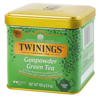 Чай зелений Twinings Gunpowder 100г - купити, ціни на КОСМОС - фото 1